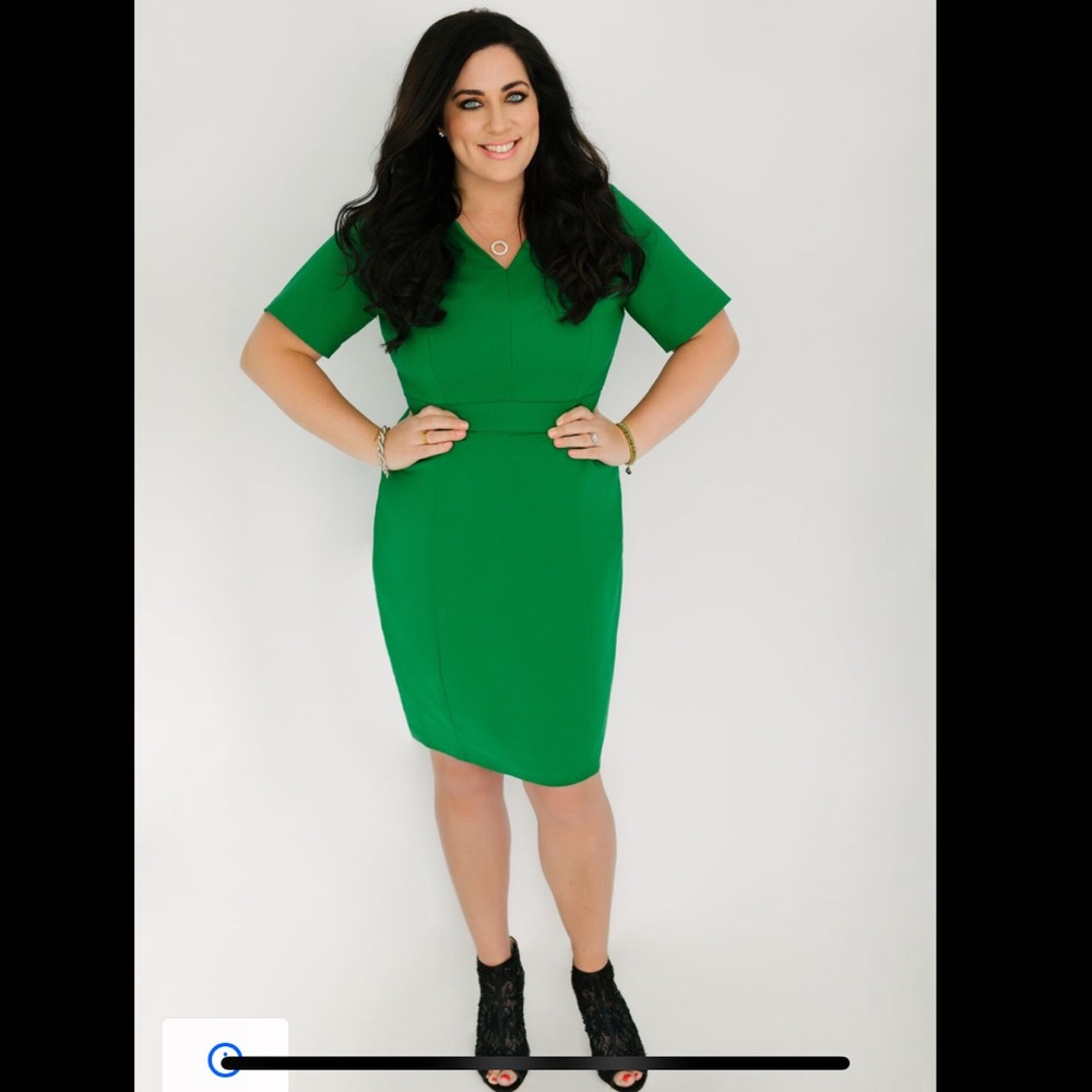 Eloquii Jewel Green Dress